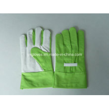 Green Garden Glove-Kids Glove-Safety Glove-Guante de trabajo